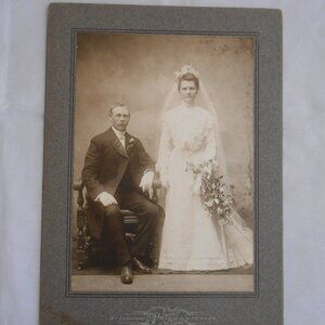 Vintage Wedding Photograph, Palace Studio, Denver, Couples, Wedding, Photography